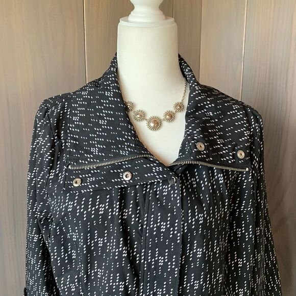 Laura ASHLEY Jacket Lightweight Windbreaker L - Picture 2 of 10